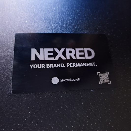 Premium Anodized Aluminium Business Cards (Custom Engraved)