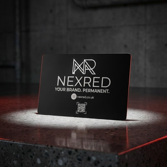 Premium Anodized Aluminium Business Cards (Custom Engraved)